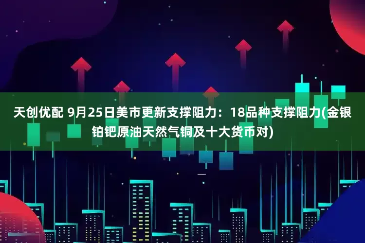 天创优配 9月25日美市更新支撑阻力：18品种支撑阻力(金银铂钯原油天然气铜及十大货币对)
